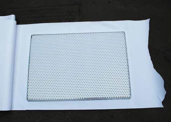 Stainless Steel 304 Perforated Baking Tray Untuk Oven Buns 15,7 X 11,8 Inch