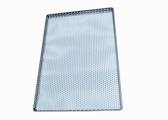 SS 304 Perforated Baking Tray Untuk Mesin Pengeringan Baking Tray Untuk Oven