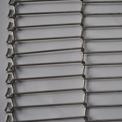 304 316 Wire Mesh Ladder Conveyor Belt Ketahanan suhu tinggi
