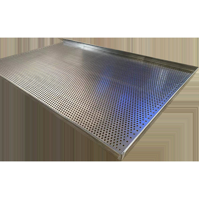 Food Grade Aluminium Baking Tray Dengan Double Edge Oven Tray Aluminium