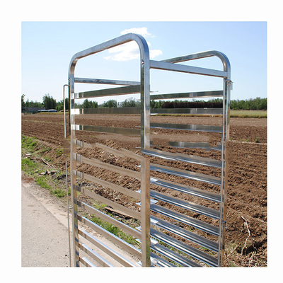 Karet tahan stainless steel Tray Rak Trolley 300kg Untuk dapur roti panggang