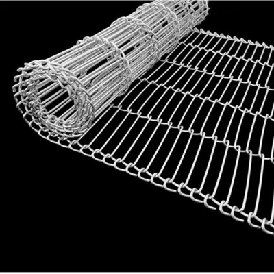 Food Grade Stainless Steel Standard Ladder Enrober Metal Conveyor Belt Untuk Industri Makanan