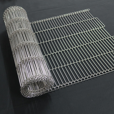 Garis konveyor kawat stainless steel untuk roti cokelat Garis kawat mesh