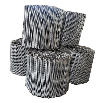 Bantal konveyor kawat bulat datar stainless steel kawat jaring untuk oven
