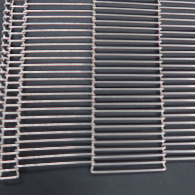 Ladder Link Wire Mesh Conveyor Belt Untuk Memasak 5mm Untuk 15mm Rantai Pitch