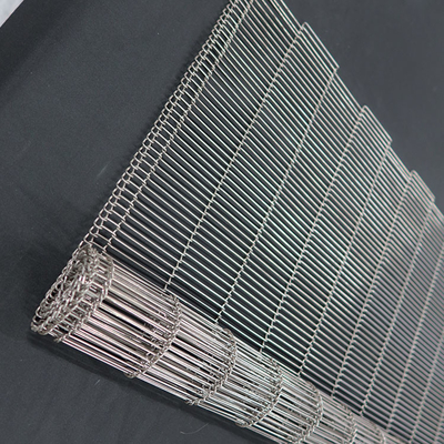 Ladder Wire Mesh Conveyor Belt Harga Baja tahan karat Untuk Lapisan Cokelat