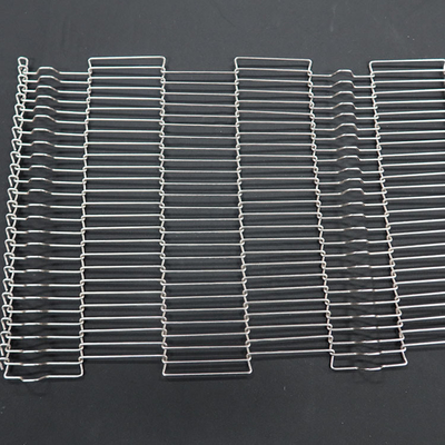 Polishing stainless steel ladder conveyor belt untuk makanan baking dan jam coating