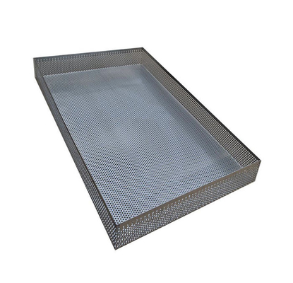 Outdoor Charcoal BBQ Grill Non Stick Oven Tray Pengeringan Perforated Cooking Tray