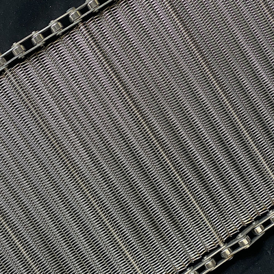 Rantai Conveyor Mesh Stainless Steel Untuk Industri Makanan / Baking
