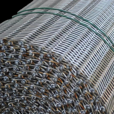 Customized stainless steel spiral wire mesh conveyor belt 304 untuk roti panggang dan pendinginan