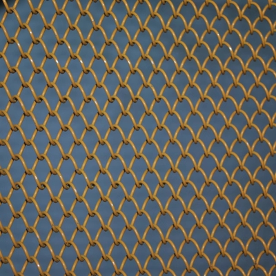 Acero inoxidable 304 de malla de alambre tejido decorativo acribillado malla metálica corrugada