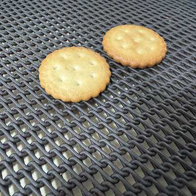 Biscuit Baking Wire Mesh Conveyor Belt Komposisi SS Tenun seimbang