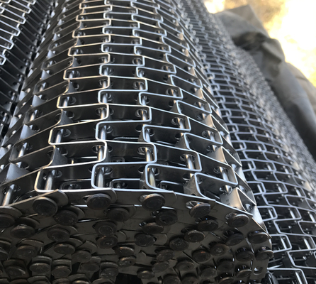 Honeycomb Metal Conveyor Belt Industrial Line Conveyor Pembersih Makanan