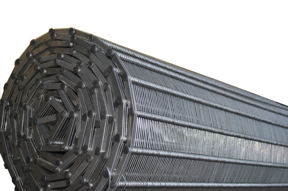 Panas Tahan Wire Mesh Rantai Mata Link Mesh Conveyor Belt Untuk Industri