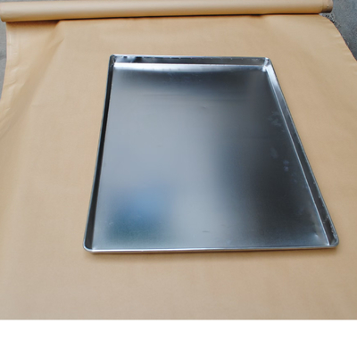 Tray Lembar Aluminium Ukuran persegi panjang Nonstick Tidak Berlubang Dapur Untuk Muffin Oven Baking Tray