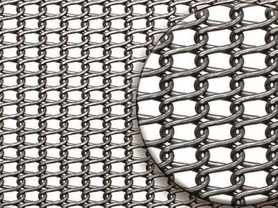 Biscuit Baking Flat Flex Wire Mesh Conveyor Belt Untuk Sistem Produksi Makanan