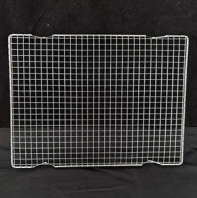 800x600 600x400 BBQ Wire Mesh Grill Rack Untuk Oven Baking Trays 304 Baja tahan karat