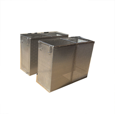 304 316 316L Caixa de filtro de rede de arame de aço inoxidável para limpeza médica