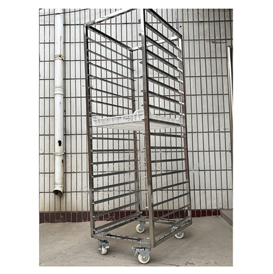 20 lapisan tahan suhu tinggi baking tray rak trolley dengan teknik pengelasan