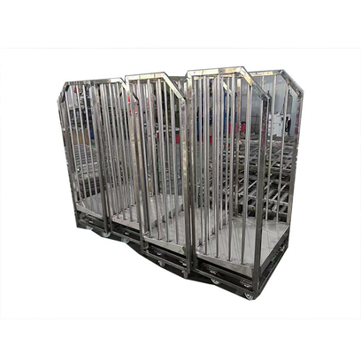 Ukuran Custom Baja tahan karat Bakery Tray Rack Trolley Polishing 400kg Kapasitas Beban