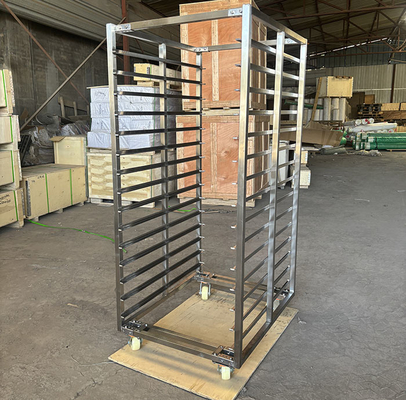32 Lapisan stainless steel aluminium roti bakery oven trolley untuk peralatan makanan profesional