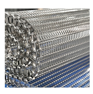 304 Stainless Steel Wire Mesh Conveyor Belt 1-3mm Axle Diameter