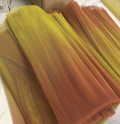 Wholesale Metal Mesh Curtains Gold Chain Link for Room 