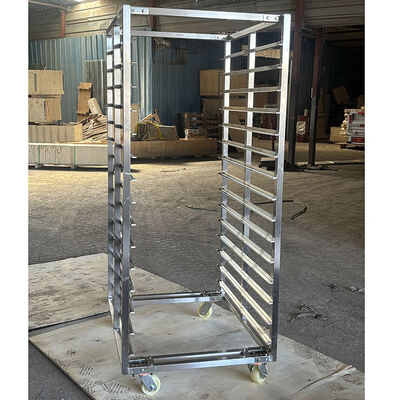 Food Grade 201 304 Stainless Steel Baking Tray Rack Trolley